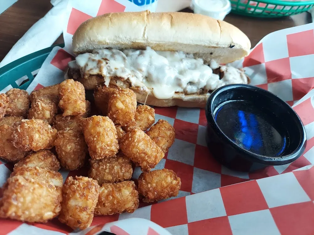 Philly Cheesesteak with Tots